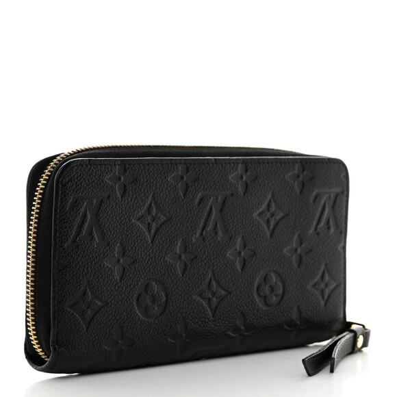 78 Louis Vuitton Zippy Black Empriente FULL SET - Picture 2 of 10